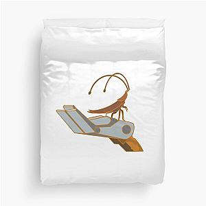 Best friends WALL-E and cockroach Duvet Cover