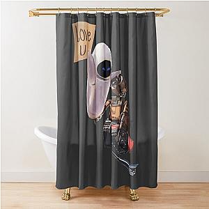 WALL-E & EVE  Shower Curtain