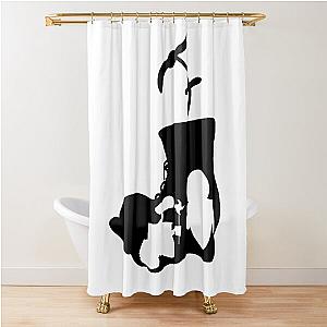 Wall-E and Eve  Shower Curtain