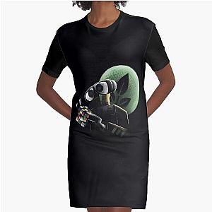 Shadow Wall-e T-Shirt Graphic T-Shirt Dress