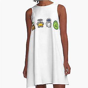 Wall-e and Eve A-Line Dress