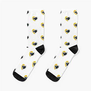 Wall-E and Eve Heart Socks