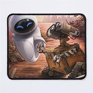 Romace Wall e and Eve art Mouse Pad