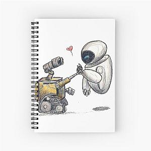 Wall-e Illustration Spiral Notebook