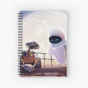 Wall-E and Eve Spiral Notebook