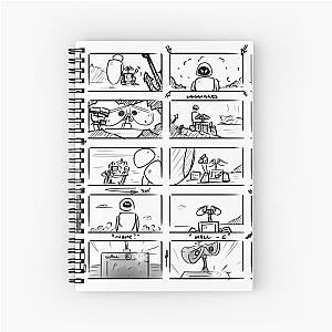 Wall-E Storyboard Spiral Notebook