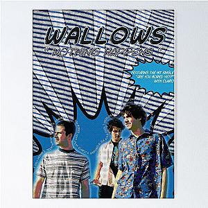 wallows nothing happens - comic inspired vintage poster ! Poster