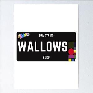 Wallows Remote EP License Plate Poster