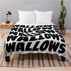 wallows wallows black Throw Blanket