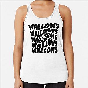 wallows wallows black Racerback Tank Top