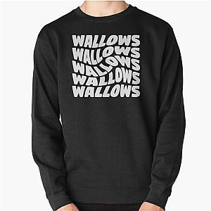 wallows wallows white Pullover Sweatshirt