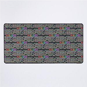 Wallows Rainbow Songs Desk Mat