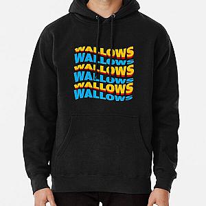 WALLOWS - yellow blue wave   Pullover Hoodie RB2711