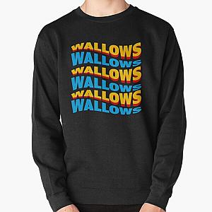 WALLOWS - yellow blue wave   Pullover Sweatshirt RB2711