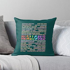 Wallows Rainbow Songs Throw Pillow RB2711
