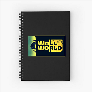Vertical is the New Horizon Wall World Notebook