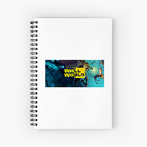 Drill. Upgrade. Repeat. Wall World Notebook