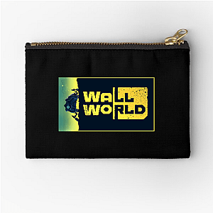 Vertical is the New Horizon Wall World Zipper Pouches