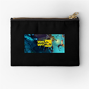 Drill. Upgrade. Repeat. Wall World Zipper Pouches