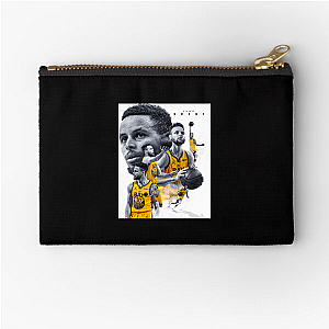 Stephen Curry Three Point King Wardell Stephen Curry Zipper Pouches