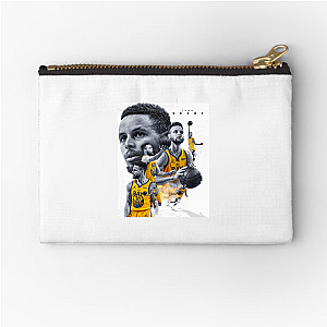 Stephen Curry Three Point King Wardell Stephen Curry Zipper Pouches