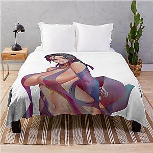 Lotus Warframe Throw Blanket