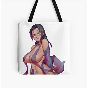 Lotus Warframe All Over Print Tote Bag