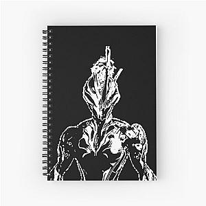 Silhouette Ember Prime Warframe Spiral Notebook