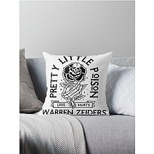 Pretty Little Poison, Warren Zeiders Inspired Design Throw Pillow