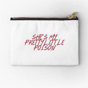 Pretty Little Poison Warren Zeiders Lyric  Zipper Pouch