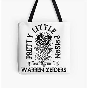 Pretty Little Poison, Warren Zeiders Inspired Design All Over Print Tote Bag