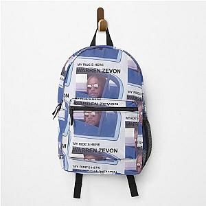 Warren Zevon My Ride's Here Backpack