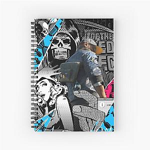 Watchdogs 2 Marcus Holloway Spiral Notebook