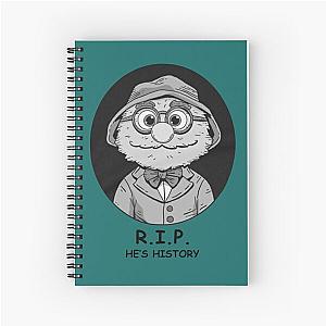 Watcher Merch Puppet History Merch He_s History White Spiral Notebook