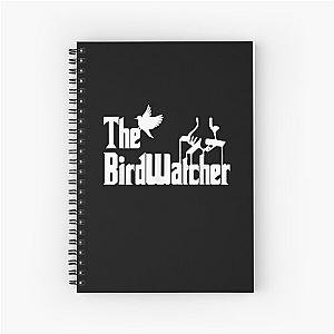 Scary The Bird Watcher Ornithologist Birdwatching Gift  Spiral Notebook