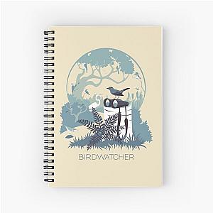 Birdwatcher (blues) Spiral Notebook