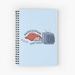 Professional Doggo Binge Watcher Spiral Notebook