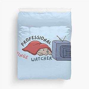 Professional Doggo Binge Watcher Duvet Cover