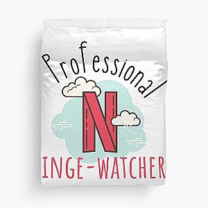 Professional Netflix Binge Watcher Duvet Cover