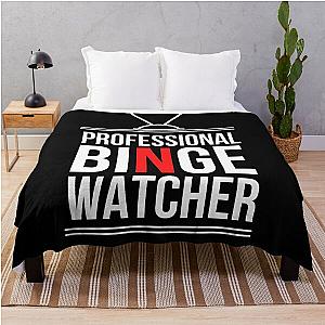 Professional Binger Watcher Throw Blanket