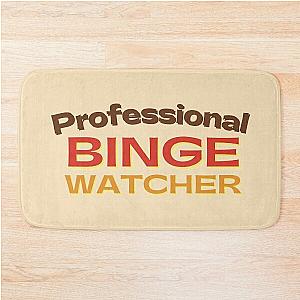 Vintage Professional Binge Watcher Bath Mat