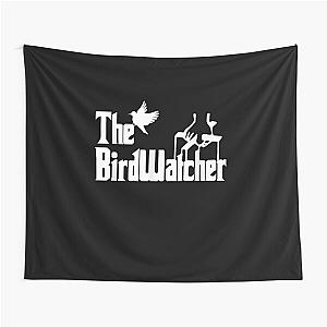 Scary The Bird Watcher Ornithologist Birdwatching Gift  Tapestry