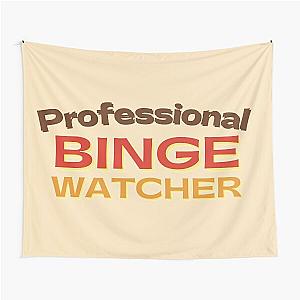 Vintage Professional Binge Watcher Tapestry