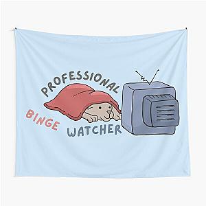 Professional Doggo Binge Watcher Tapestry