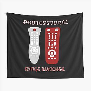 Professional Binge Watcher Remotes Tapestry