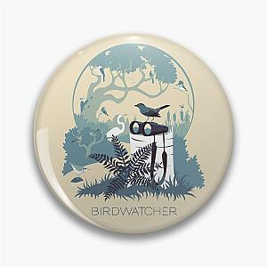 Birdwatcher (blues) Pin