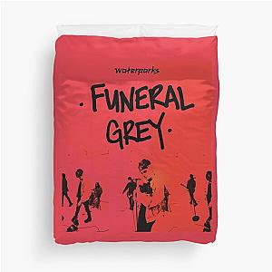 Funeral Grey Waterparks - Waterparks Design - Awsten Knight - Funeral Grey Duvet Cover