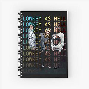 Lowkey As Hell Waterparks - Waterparks Design - Awsten Knight Spiral Notebook