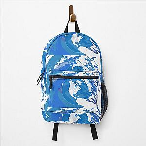 Wave to earth flows summer  Backpack