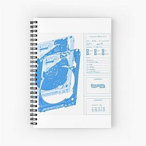 wave to earth tote bag Spiral Notebook